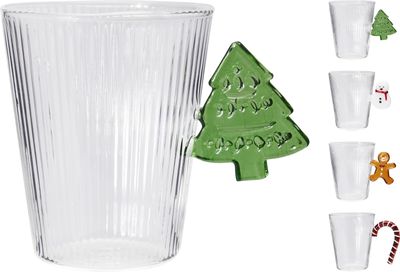 VERRE OU TASSE À CAFÉ MOTIF NOËL
