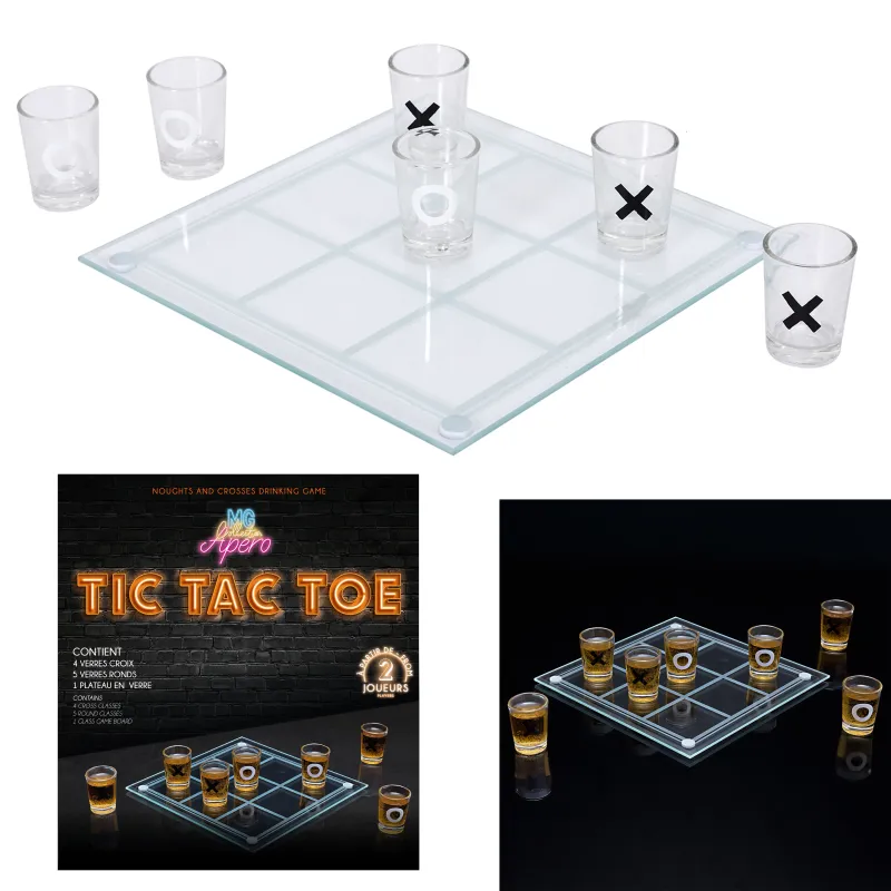Jeu à boire "tic tac toc" shot