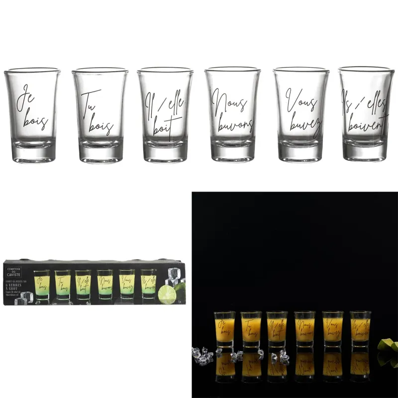Les 6 Verres à shot