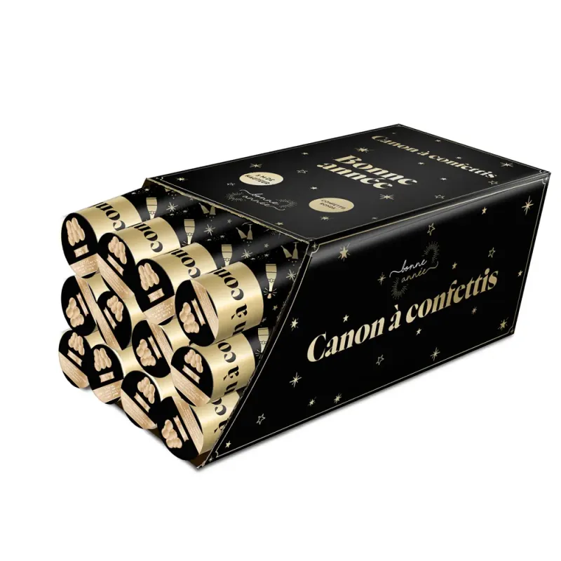 Canon à confettis  "Bonne Année"