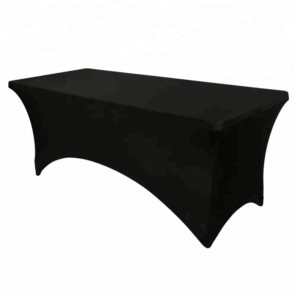 Housse noire pour table rectangulaire