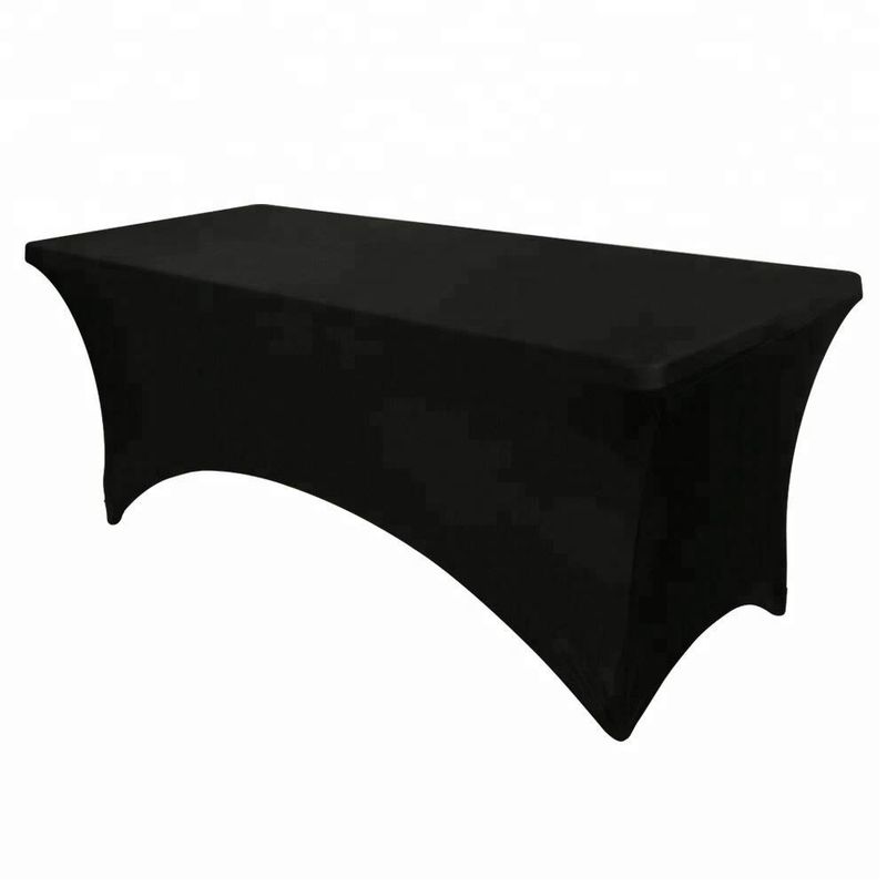 Housse noire pour table rectangulaire