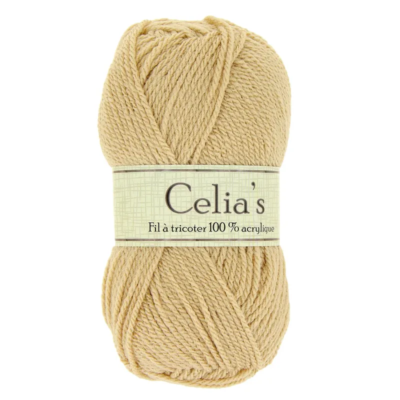 LOT DE 10 PELOTES "CELIAS"
 50G BEIGE