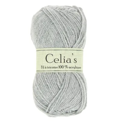 LOT DE 10 PELOTES "CELIAS"
 50G GRIS