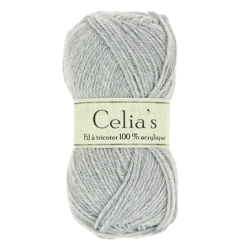 LOT DE 10 PELOTES "CELIAS"
 50G GRIS