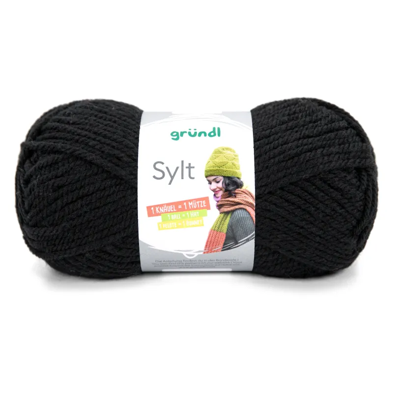 PELOTE "SYLT" 100G NOIR