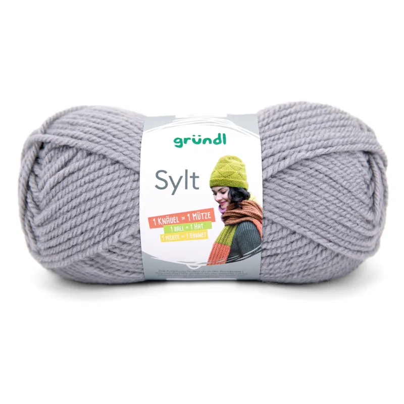 PELOTE "SYLT" 100G GRIS