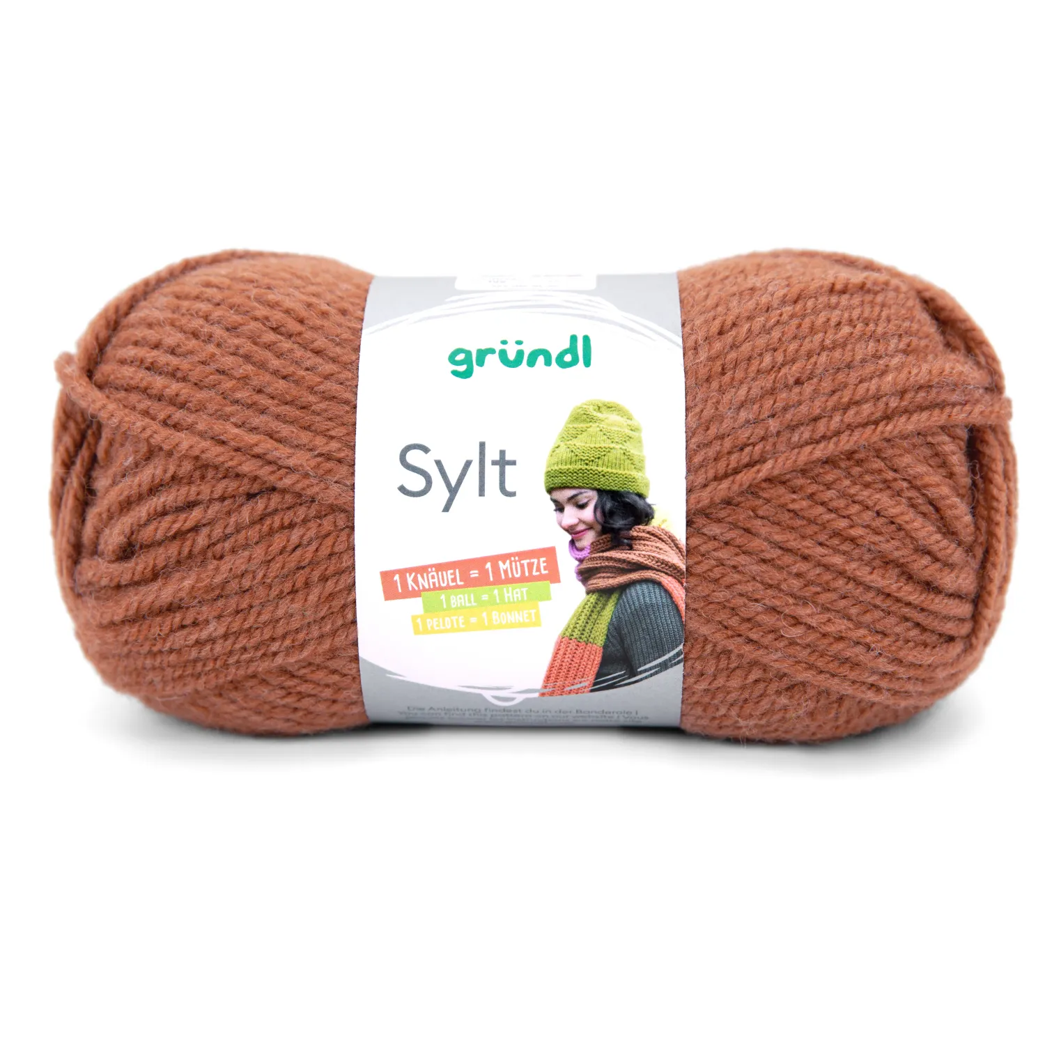 PELOTE "SYLT" 100G MARRON