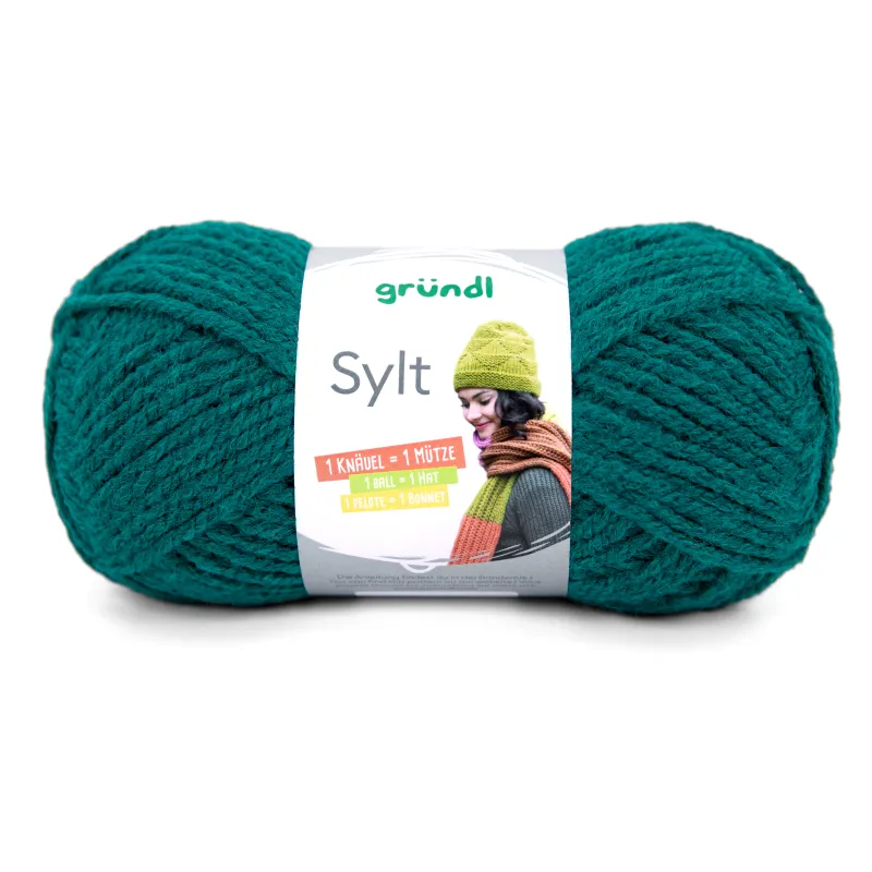 PELOTE "SYLT" 100G VERT BOUTEILLE