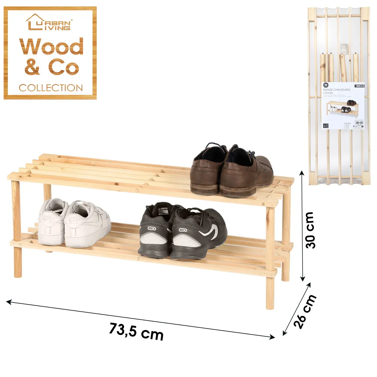 RANGE CHAUSSURES 2 NIVEAUX