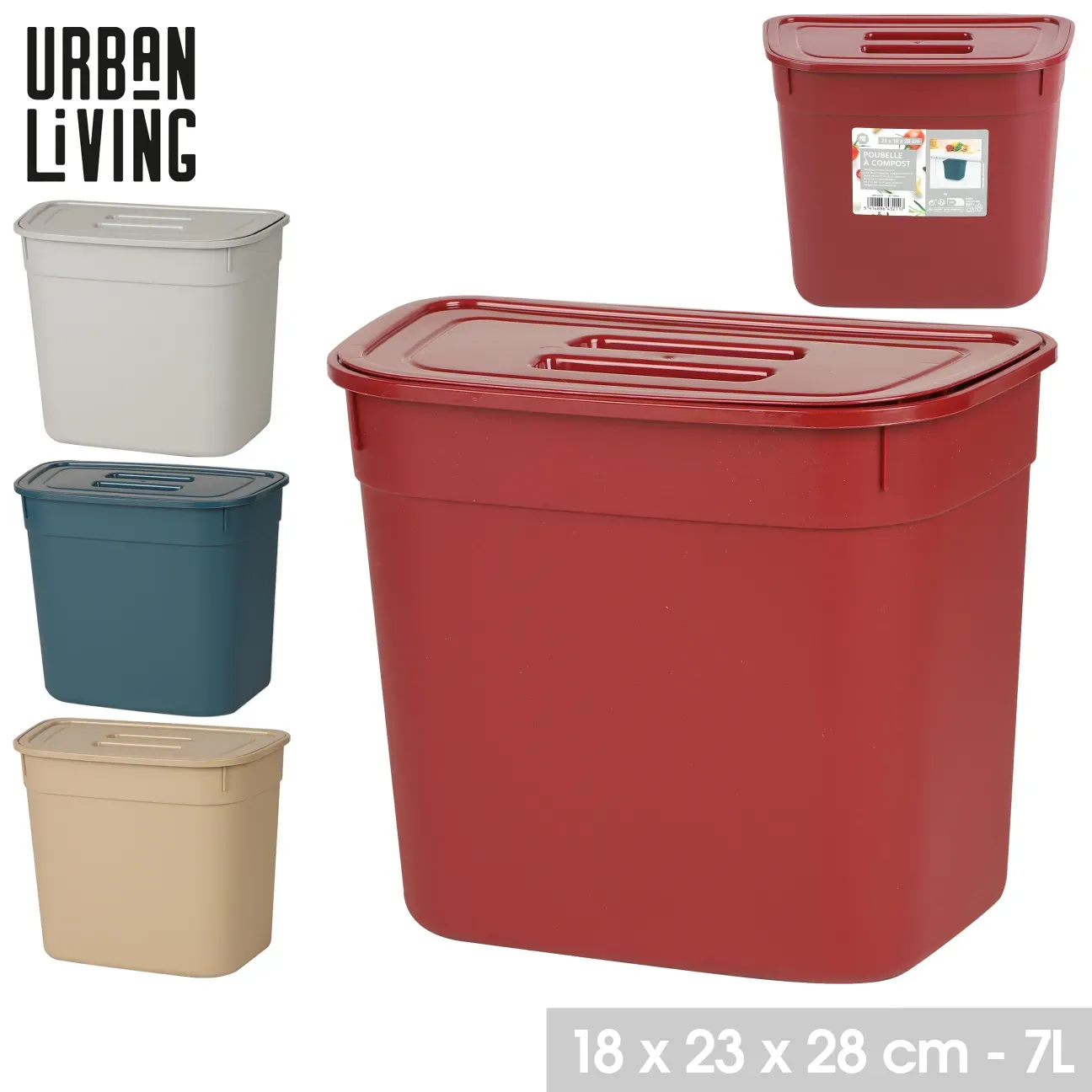 POUBELLE À COMPOST 7L