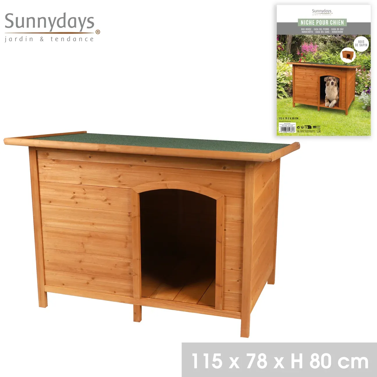 NICHE AVEC TOIT AMOVIBLE