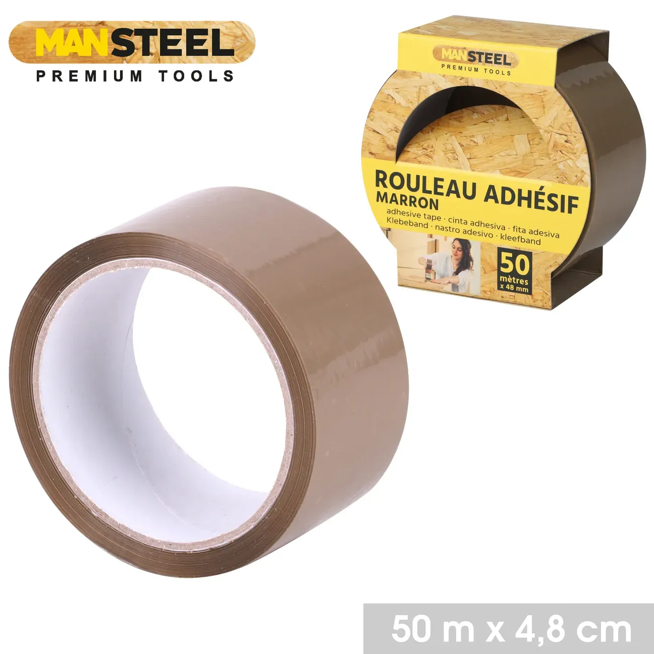 ROULEAU ADHÉSIF MARRON