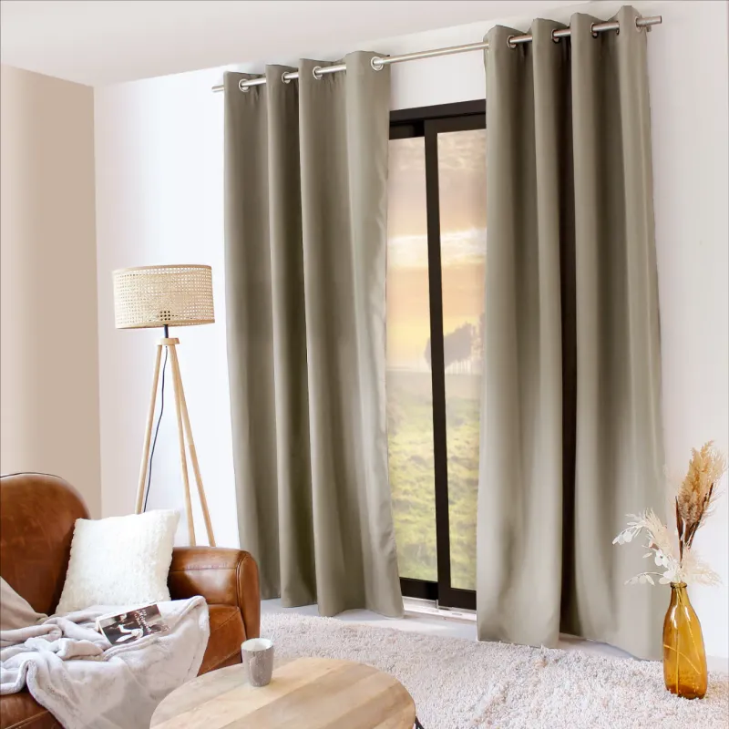 RIDEAU THERMIQUE 140X240CM NATUREL