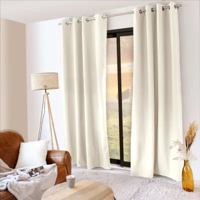 RIDEAU THERMIQUE 140X240CM ECRU