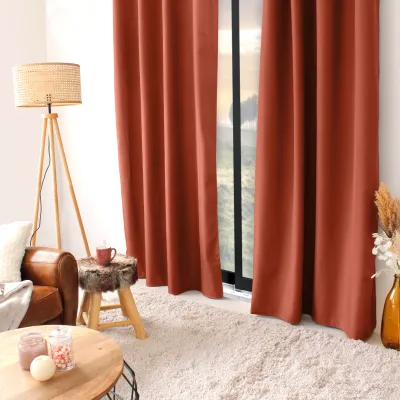 RIDEAU THERMIQUE 140X240CM TERRE CUITE RIDEAU THERMIQUE 140X240CM TERRE CUITE
