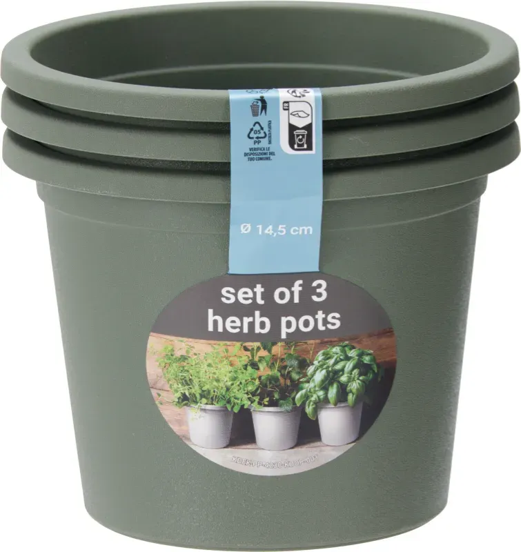 LOT DE 3 POT À FLEURS