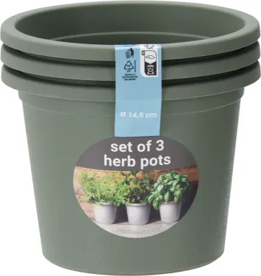 LOT DE 3 POT À FLEURS