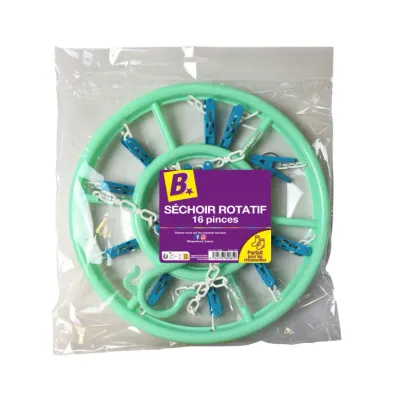 SÉCHOIR ROTATIF 16 PINCES