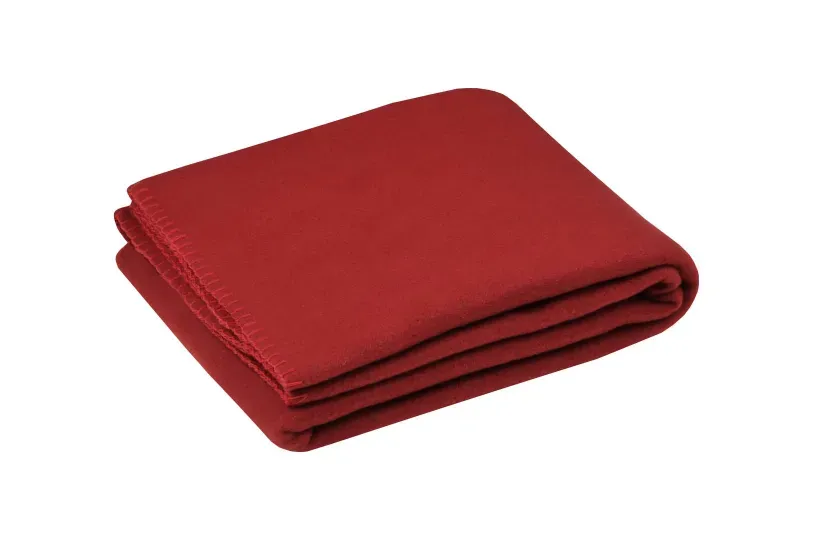 PLAID "STUART" 125X150 ROUGE