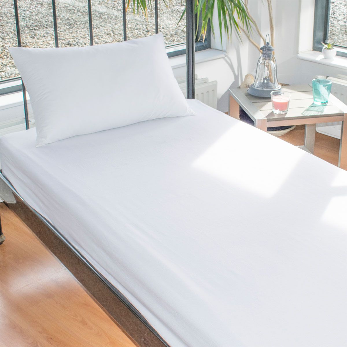 PROTÈGE MATELAS MOLLETON PROTÈGE MATELAS MOLLETON "LOUISE" 090X190CM