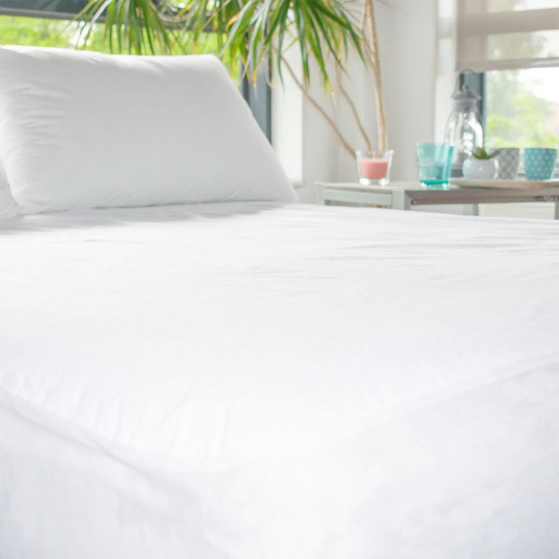PROTÈGE MATELAS MOLLETON "LOUISE" 140X190CM