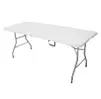 TABLE RECEPTION PLIANTE 180X75X75CM BLANCHE
