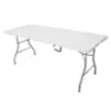 TABLE RECEPTION PLIANTE 180X70X74CM BLANCHE