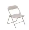 CHAISE PLIANTE PVC BEIGE