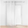 RIDEAU LISSEA 140X240 VOILE SABLE BLANC