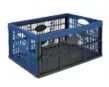 CAISSE PLIANTE 32L NOIR/BLEU