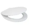 ABATTANT WC PP 41X35X3CM BLANC