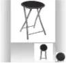 TABOURET PLIANT NOIR
