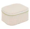 BOITE A BIJOUX ENYA 9X5.5X11CM VELOURS BEIGE