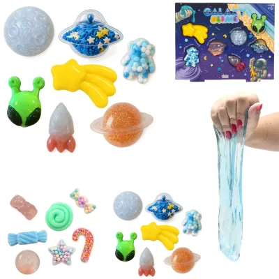 PATE GLUANTE SLIME A/ ACCESSOIRES 2ASS