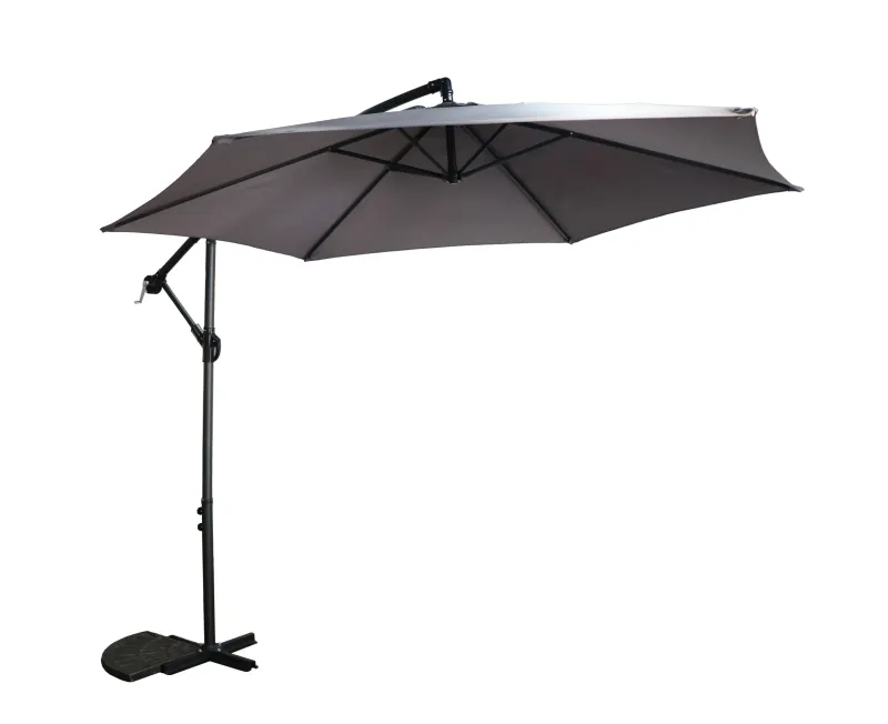 PARASOL DÉPORTÉ GRIS