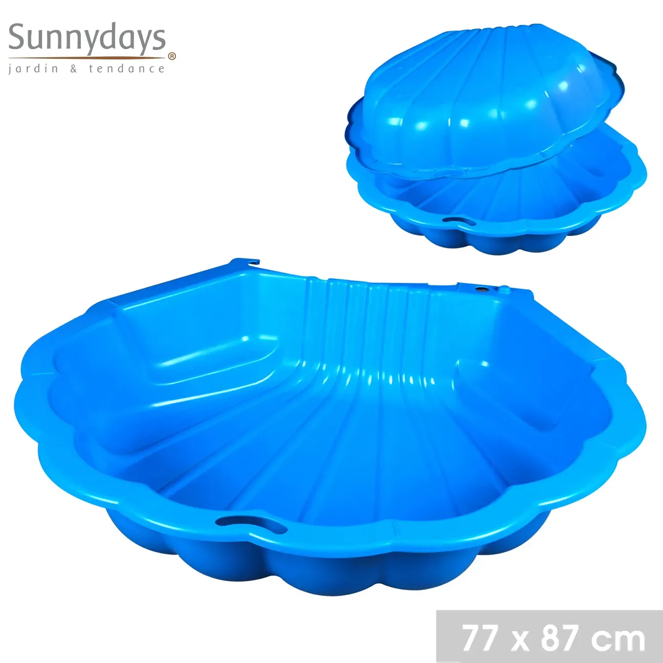 BAC À SABLE DOUBLE COQUE