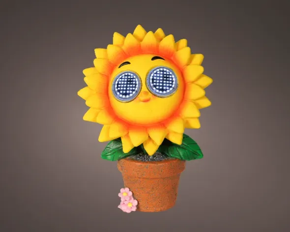 TOURNESOL SOLAIRE AVEC YEUX MOBILES