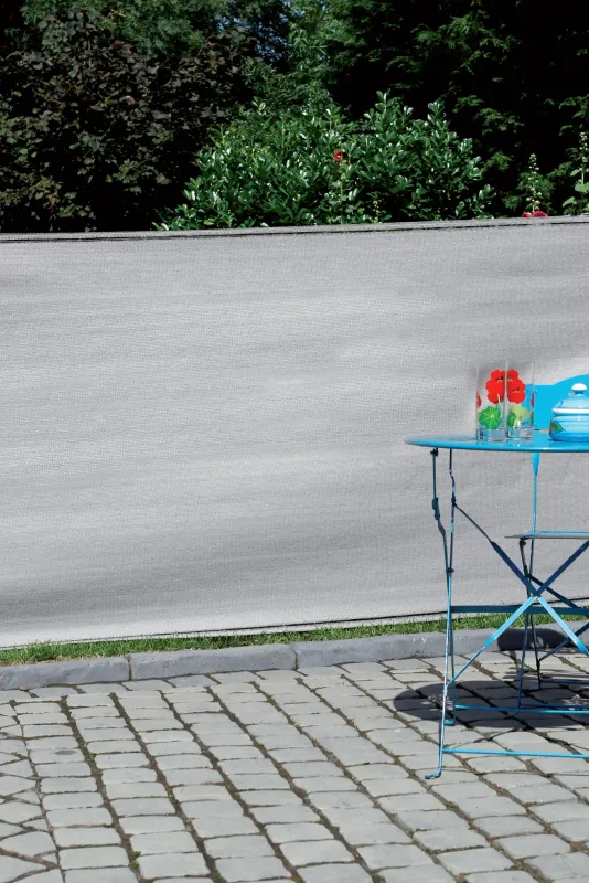BRISE VUE TISSE GRIS 1.5X5M PE
