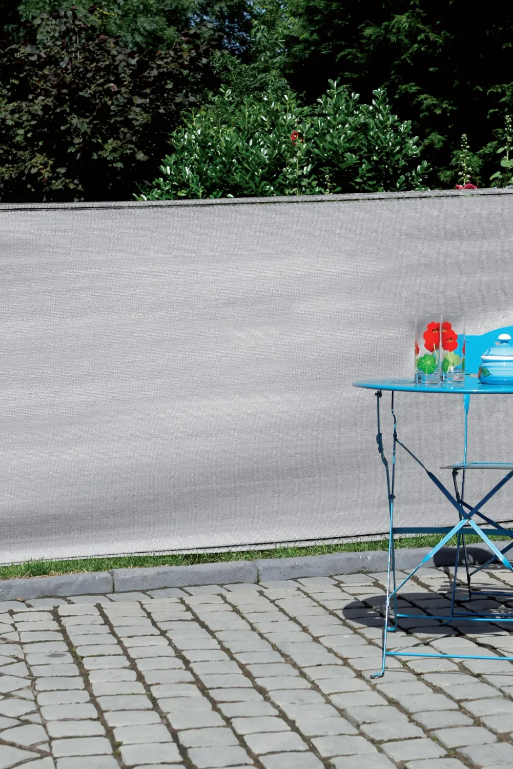 BRISE VUE TISSE GRIS 1X3M PE