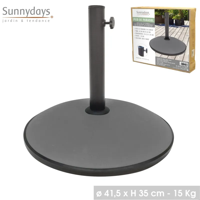 PIED DE PARASOL 15KG