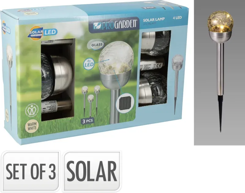 LOT DE 3 PICS SOLAIRES