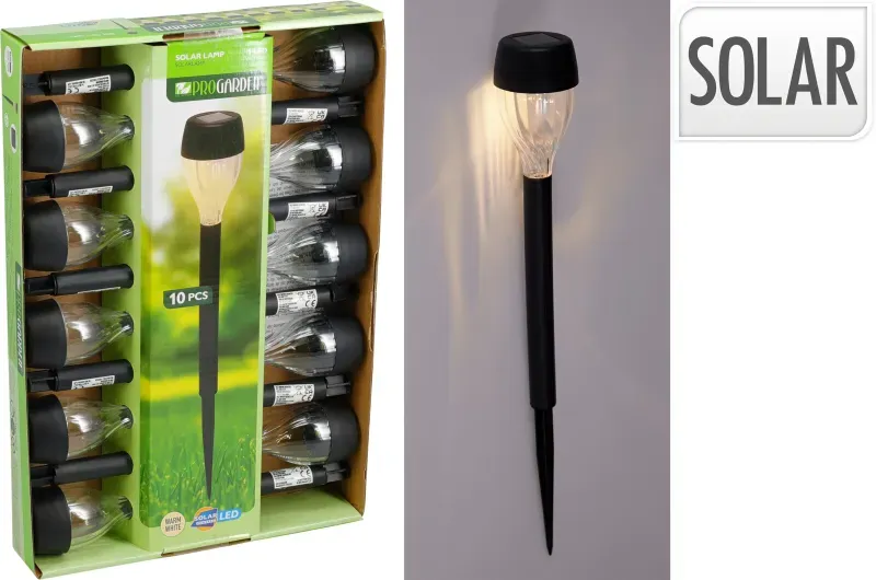 LOT DE 10 PICS SOLAIRES NOIRS