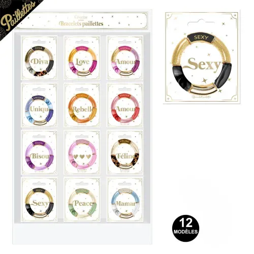 BRACELETS PAILLETTES