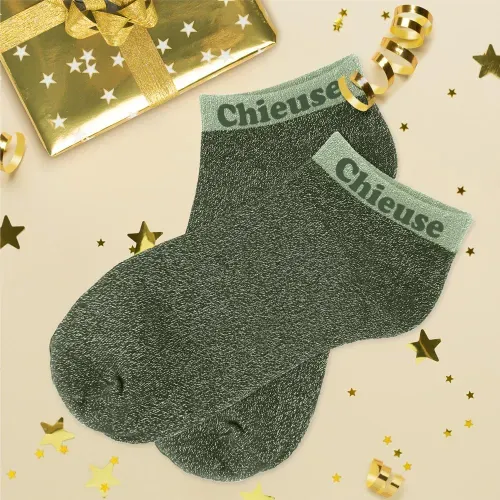 SOCQUETTES PAILLETTES " CHIEUSE"