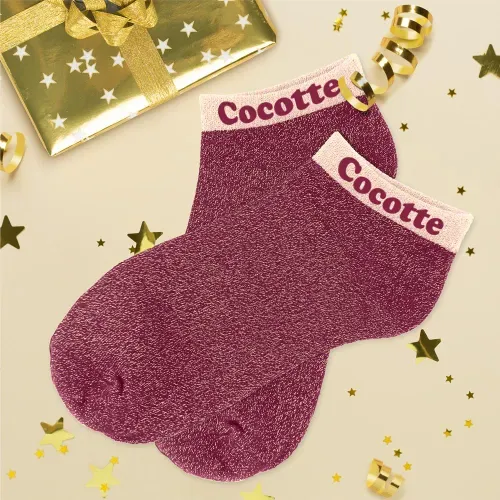 SOCQUETTES PAILLETTES " COCOTTE"