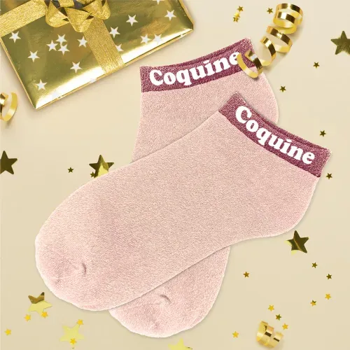 SOCQUETTES PAILLETTES " COQUINE"