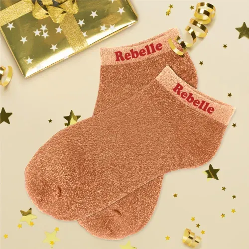 SOCQUETTES PAILLETTES " REBELLE"