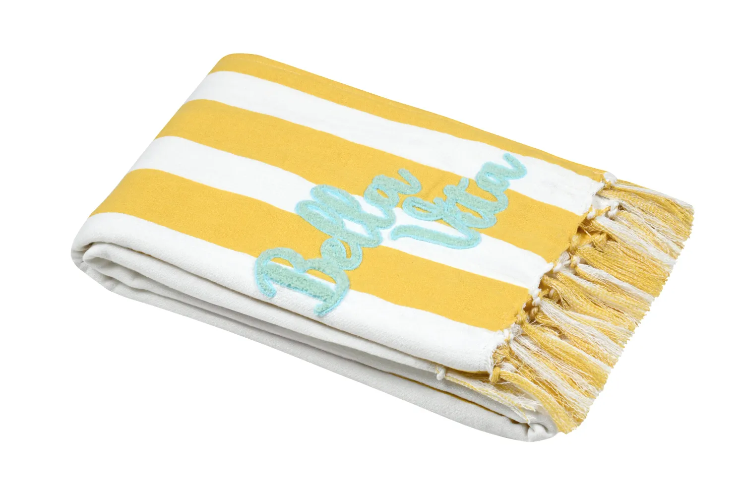 PLAID "COOLVIBES" JAUNE