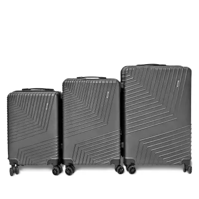 VALISE GRIS FONCE ABS 62.4L 41.5X63X24.2CM VALISE GRIS FONCE ABS 62.4L 41.5X63X24.2CM